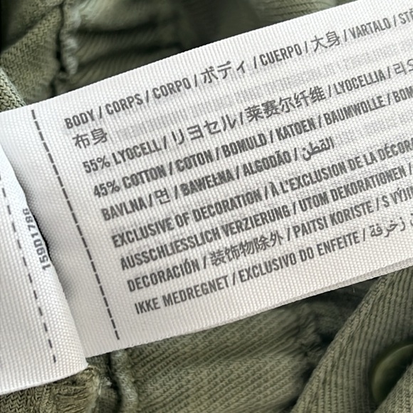 Abercrombie & Fitch Button-Up Utility Jumpsuit in Olive Green size small - Picture 13 of 13